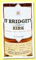 St Bridget’s Kirk ‘N.A.S. Solera Batch #4’ (48.5%, Hannah Whisky Merchants, fino/oloroso finish, 142 bottles) St Bridget’s Kirk ‘N.A.S. Solera Batch #4’ (48.5%, Hannah Whisky Merchants, fino/oloroso finish, 142 bottles)