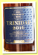 T.D.L. 8 yo 2016/2025 (67.5%, The Colours of Rum, ex-bourbon, Trinidad, cask #4, 314 bottles)