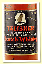 Talisker 1959 (70 proof, Gordon & MacPhail, -/+ 1970) Talisker 1959 (70 proof, Gordon & MacPhail, -/+ 1970)