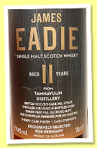 Tamnavulin 11 yo 2013/2025 (57.4%, James Eadie, Exclusive to Germany, first fill European oak oloroso butt, cask #373071, 315 bottles) Tamnavulin 11 yo 2013/2025 (57.4%, James Eadie, Exclusive to Germany, first fill European oak oloroso butt, cask #373071, 315 bottles)
