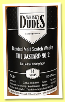 The Bastard No.2 14 yo 2009/2024 (62%, The Whisky Dudes, blended malt, refill butt and fresh Madeira finish) The Bastard No.2 14 yo 2009/2024 (62%, The Whisky Dudes, blended malt, refill butt and fresh Madeira finish)