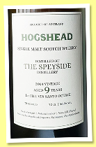 The Speyside Distillery 9 yo 2014/2024 (56.9%, Hogshead Import, 1st fill vin santo octave, 72 bottles) The Speyside Distillery 9 yo 2014/2024 (56.9%, Hogshead Import, 1st fill vin santo octave, 72 bottles)
