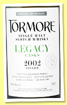 Tormore 2002/2025 ‘Legacy Casks’ (48.5%, OB, Elixir Distillers, LMD Itinéraires, first fill bourbon barrel, cask #1443, 140 bottles) 