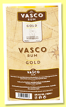Vasco Rum ‘Gold’ (40%, OB, ‘premium blended rum’, Seychelles, +/-2025)