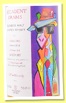 Westport 21 yo 2003/2024 (51.8%, Decadent Drams, 217 bottles)