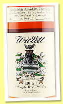 Willett 10 yo (59.5%, OB, Family Estate, Single rye whiskey, LMDW Singapore, cask #2408, 166 bottles, 2024)