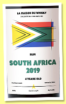 South Africa 4 yo 2019/2024 (59.7%, La Maison du Whisky, Flag Series, agricole, 270 bottles) South Africa 4 yo 2019/2024 (59.7%, La Maison du Whisky, Flag Series, agricole, 270 bottles)
