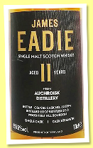 Auchroisk 11 yo 2007/2018 (59.5%, James Eadie, first fill bourbon, cask #805594, 282 bottles) Auchroisk 11 yo 2007/2018 (59.5%, James Eadie, first fill bourbon, cask #805594, 282 bottles)