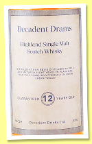 Ben Nevis 12 yo 2012/2025 (53%, Decadent Drams) Ben Nevis 12 yo 2012/2025 (53%, Decadent Drams)