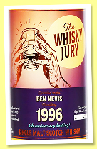 Ben Nevis 1996/2025 (48.2%, The Whisky Jury, 6th Anniversary, refill hogshead, cask #348649, 270 bottles)