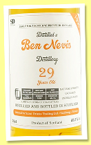 Ben Nevis 29 yo 1996/2026 (48.1%, Scout Drinks, hogshead, cask #1558, 164 bottles) 