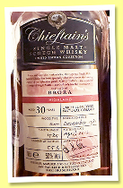 Brora 30 yo 1981/2012 (50%, Chieftain&rsquo;s, Ian Macleod, butt, cask #1525, 553 bottles)