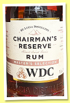 Chairman’s Reserve 14 yo 2009/2025 (57.5%, OB for Wu Dram Clan, St. Lucia, Master’s Selection, ex-bourbon barrel, cask #0307052009, 157 bottles) Chairman’s Reserve 14 yo 2009/2025 (57.5%, OB for Wu Dram Clan, St. Lucia, Master’s Selection, ex-bourbon barrel, cask #0307052009, 157 bottles)