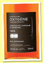 Ch&acirc;teau de Campagne d&rsquo;Armagnac 1988/2025 (50.4%, Marquis de Montesquiou, Oxyg&egrave;ne, Bas-armagnac) 