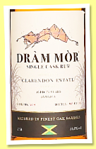 Clarendon 12 yo (56.8%, Dr&agrave;m Mor, Jamaica, cask #1814, 307 bottles, 2025)
