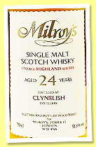 Clynelish 24 yo 2001/2025 (51.8%, Milroy’s Vintage Highland Reserve, hogshead, cask #235, 164 bottles) Clynelish 24 yo 2001/2025 (51.8%, Milroy’s Vintage Highland Reserve, hogshead, cask #235, 164 bottles)
