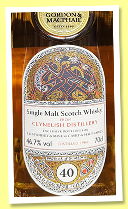 Clynelish 40 yo 1984/2025 (46.7%, Gordon & MacPhail, Book of Kells, for T.D.M. Whisky, Minus, Casky & Malt Barks, refill American hogshead, cask #4103, 122 bottles) Clynelish 40 yo 1984/2025 (46.7%, Gordon & MacPhail, Book of Kells, for T.D.M. Whisky, Minus, Casky & Malt Barks, refill American hogshead, cask #4103, 122 bottles)