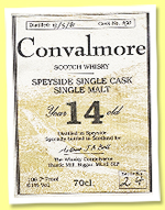 Convalmore 14 yo 1981 (61%, The Whisky Connoisseur, cask #1150, +/-1995)