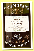 Dallas Dhu 18 yo 1977/1995 (59.7%, Cadenhead, Authentic Collection, USA)