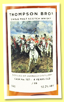 Dornoch 4 yo 2019/2024 (52.2%, OB, PX octave, cask #187, 89 bottles) Dornoch 4 yo 2019/2024 (52.2%, OB, PX octave, cask #187, 89 bottles)