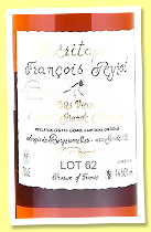 Fran&ccedil;ois Peyrot &lsquo;Lot 62 Heritage&rsquo; (44.5%, OB for Passion for Whisky, cask #147, 120 bottles)
