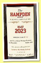 Hampden 2023/2025 &lsquo;HLCF&rsquo; (64.6%, OB for The Whisky Exchange, ex-sherry from Fundador, cask #A3, 764 bottles)