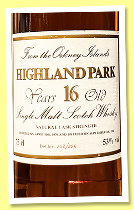 Highland Park 16 yo 1970/1986 (53%, Intertrade, 258 bottles)