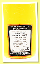 Jura 26 yo 1989/2016 (58.9%, Signatory Vintage, Cask Strength Collection, heavily peated, bourbon barrel, cask # 30734+35, 243 bottles) 