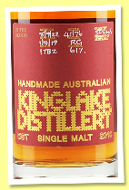 Kinglake 2019/2022 ‘In the Blood’ (61%, OB, Australia, batch #1TB2, 76 bottles) Kinglake 2019/2022 ‘In the Blood’ (61%, OB, Australia, batch #1TB2, 76 bottles)