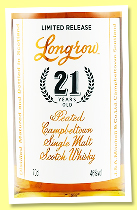 Longrow 21 yo (46%, OB, Limited Release, 2023)