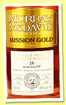 Macduff 26 yo 1997/2024 (47.9%, Murray McDavid, Mission Gold, oloroso + Pauillac finish, 484 bottles)