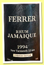 New Yarmouth 32 yo 1994/2026 (58.5%, Ferrer, Collection One Cask, Jamaica) New Yarmouth 32 yo 1994/2026 (58.5%, Ferrer, Collection One Cask, Jamaica)