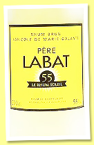 P&egrave;re Labat &lsquo;Le Rhum Soleil&rsquo; (55%, OB, Marie-Galante agricole, +/-2025)