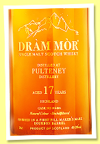Pulteney 17 yo 2008/2025 (49.8%, Dr&agrave;m Mor, 1st fill Maker&rsquo;s Mark finish, cask #Z082, 295 bottles)