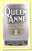 Queen Anne 12 yo ‘Light De Luxe Whisky’ (43%, Hill Thompson, Giovinetti, 75cl, +/-1975) Queen Anne 12 yo ‘Light De Luxe Whisky’ (43%, Hill Thompson, Giovinetti, 75cl, +/-1975)
