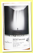 Secret Speyside 45 yo 1979/2025 (50.3%, The Whisky Blues, refill bourbon hogshead, cask #12312, 91 bottles) Secret Speyside 45 yo 1979/2025 (50.3%, The Whisky Blues, refill bourbon hogshead, cask #12312, 91 bottles)