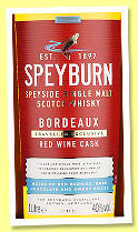 Speyburn &lsquo;Bordeaux Red Wine Cask&rsquo; (40%, OB, Traveller Exclusive, 2025)
