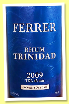 TDL 16 yo 2009/2026 (61%, Ferrer, Collection One Cask, Trinidad) TDL 16 yo 2009/2026 (61%, Ferrer, Collection One Cask, Trinidad)