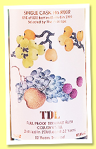 TDL 22 yo 2003/2025 (57.5%, The Antelope, Trinidad, refill barrel, cask #R002, 220 bottles)