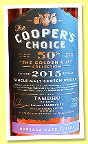 Tamdhu 9 yo 2015/2025 (50%, The Cooper&rsquo;s Choice, Golden Cut Collection, Marsala finish, cask #044, 396 bottles)