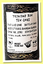 Ten Cane 17 yo 2008/2025 (55.7%, Whisky Picnic Bar + Rum & Whisky + Bar Tre, Trinidad, cask #2901, 254 bottles)