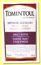 Tomintoul ‘Tawny Port Cask Finish’ (40%, OB, Small Batch, +/-2022) Tomintoul ‘Tawny Port Cask Finish’ (40%, OB, Small Batch, +/-2022)
