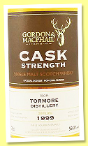 Tormore 14 yo 1999/2014 (58%, Gordon & MacPhail, Cask Strength, refill bourbon barrels, casks #4732 + 4733 + 4734)