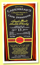 Tullibardine 13 yo 2012/2025 (54%, Cadenhead, Chairman&rsquo;s Stock, hogshead)