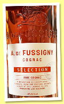 A. de Fussigny ‘Sélection’ (40%, OB, Fine Cognac, +/-2026) A. de Fussigny ‘Sélection’ (40%, OB, Fine Cognac, +/-2026)