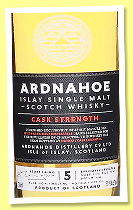 Ardnahoe 5 yo &lsquo;Cask Strength Batch #2&rsquo; (61%, OB, first fill bourbon, 2026)