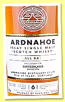 Ardnahoe 6 yo 2019/2026 (60.4%, OB for Switzerland, oloroso quarter casks, small batch, 683 bottles)