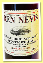 Ben Nevis 1970/1996 (53.1%, OB, cask #4534, 238 bottles)