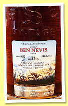 Ben Nevis 21 yo 2022/2024 (56.1%, Signatory Vintage for Waldhaus World of Whisky, 1st fill sherry butt, cask #327, 560 bottles)