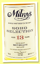 Benriach 13 yo 2010/2023 (63.4%, Milroy&rsquo;s Soho Selection, American oak hogshead)
